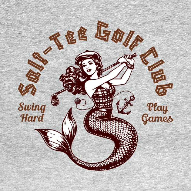 Vintage Salt-Tee Golf Club Mermaid by ArtOnTheRun